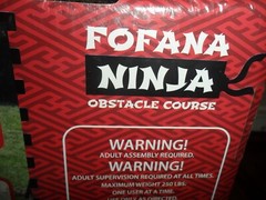 Fofana Ninja Warrior Obstacle Course for Kids – 32-Piece- Outdoor Play Equipment