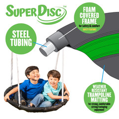 XDP Recreation All Star Metal Swing Set for 7 Kids – Fun Outdoor Play!