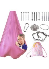 Sensory Swing for Kids Indoor & Outdoor Double Layer Therapy Cuddle Hammock- NEW