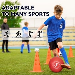 10″ Kickball Set with Carrying Bag – Dodge Balls for Kids & Adults, Outdoor Fun