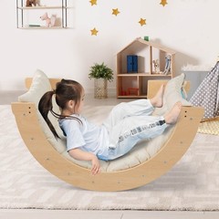 6 in 1 Climbing Arch for Toddlers with Collapsible Storage Bin Removable Cushion