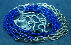 Swing set,tire swivel swing chains,Playset tirekit,Zinc Plated eyebolts,PVC54YBG