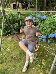 Pine Wood Tree Swing-Wood Tree Swing with 10 Feet Of rope Each Side