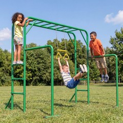 Monkey Bars w/ Climbing Frame Gymnastics Bars 400lbs Heavy Duty Outdoor for Kids