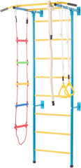 Indoor Jungle Gym for Toddlers, 5-In-1 Climbing Playset with Carbon Steel Swedis