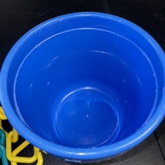 Vintage 1993 Kids II Linking Toys with Bucket and Lid 46 Linking Shapes