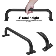 17 Inch Black Metal Safety Handles for Playground 6 Pack – Swing Set Accessor…