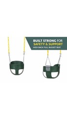 LittleLift Heavy-Duty High Back Full Bucket Toddler Swing Seat
