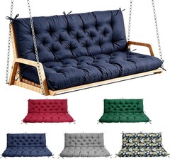 Porch Swing Cushions 60x40x4.7 Inch, 2-3 Seaters Swing Cushions for Outdoor Furn