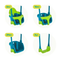 Tp Toys Baby Swing – Comfy Toddler Swing Seat Kids Outdoor Toys Quadpod