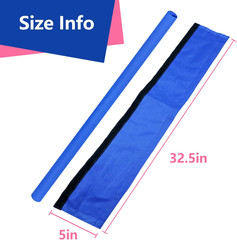 2 Pack Swing Chain Covers for Playground Safety – High Visibility Blue Sleeve