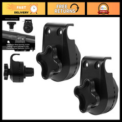 Outdoor Patio Swing Canopy Replacement Fittings – 2Pcs Plastic Frame Parts