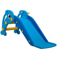 TOBBI 3 in 1 Kids Slide & Climber,Baby Activity Center w/ Basketball Hoop & Ball