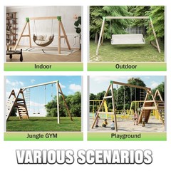 2 Pcs 1-2-3 A-Frame Brackets Brand New For Swing Set with All Hardware
