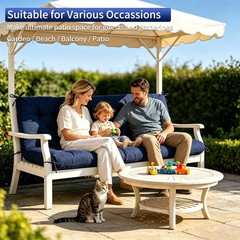 Porch Swing Cushions 60x40x4.7 Inch, 2-3 Seaters Swing Cushions for Outdoor Furn
