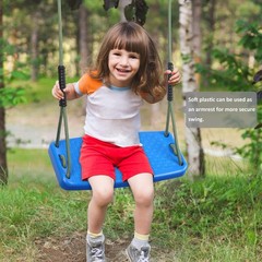 Plastic Swing Set Heavy Duty for with Adjustable Rope Non-Slip Tree Swing Swi…