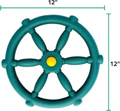 Playground Accessories – Pirate Ship Wheel for Kids Outdoor Playhouse, Treeho…