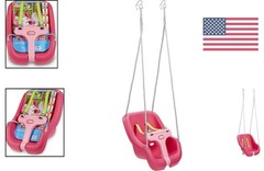 Convertible Snug ‘n Secure Swing in Magenta – Safe for Infants & Toddlers 50 lbs