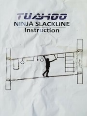 TUAHOO Obstacle Course 2 Ninja Line Slackline Obstacles Swing for Kids