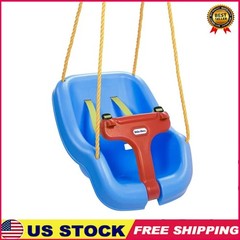2-in-1 Toddler Swings Baby High Back Snug Secure Front To Back Outdoor Indoor US