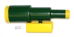 Large Green Plastic Telescope Swing Set Accessory for Outdoor Wooden Swing Set