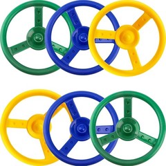 6 Pack Playground Steering Wheel Plastic Swingset Ship Wheel Playset Steering Wh