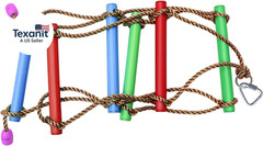 6.6FT Climbing Rope Ninja Ladder for Kids – Kids Ninja Warrior Obstacle Course A