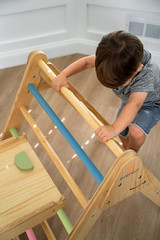 Hazel 5-in-1 Indoor Climbing Gym – Montessori Set for Kids 18Mo to 7Yr
