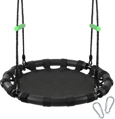 Tree Swing with PP Mat – Durable, Safe, and Easy to Install,Black Outdoor Sau…