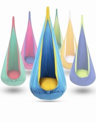 Sensory Swing for Kids Indoor and Outdoor Pod Hammock Chair Seat PINK