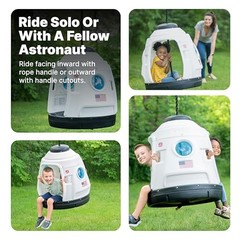 Step2 Space Capsule Swing, Kids Indoor/Outdoor Swing or Playhouse, Backyard