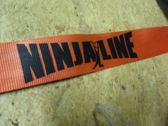 30ft Ninja Warrior Obstacle Course for Kids Ninja Line Slack Line Gym Training