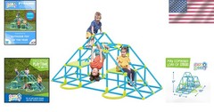 Active Outdoor Fun with Mega Pyramid Climbing Tower for Ages 3-8 – UV Protected