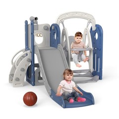 Toddler Swing/Slide Set 7 in 1 Baby Slide for Toddlers 1-3 Toddler Playground