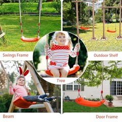 Tree Swing Seat, Swing Set Accessories for Kids Outdoor & Indoor Playground,