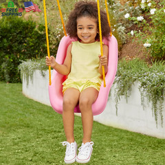 Little Tikes Snug ‘N Secure Pink Swing with Adjustable Straps, 2-In-1 for Baby a
