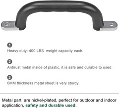 8-Pack 9.64” Safety Handles – Durable Non-Slip Grips for Playsets & Treehouses