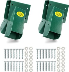 Strong A-Frame Swing Set Brackets with Mounting Hardware – 2 Pack Green