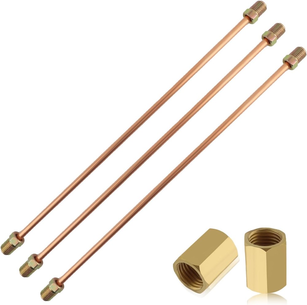 Brake Line Kit 3/16 Copper Nickel 8 Inch Rear