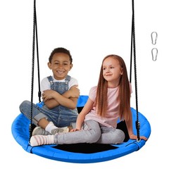 Saucer Swing for Kids – 40 Inch Outdoor Tree Swing with 660 lb Weight Capacit…