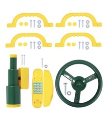 Swingset Playground Toys Accessory Kit: Telescope, Telephone, Wheel & Hand Holds