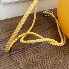 Little Tikes Vintage 1983 Toddler Swing Seat Yellow & Blue with Safety Belt