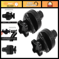 Outdoor Garden Swing Canopy Replacement Fittings – 2Pcs Plastic Frame Attachment