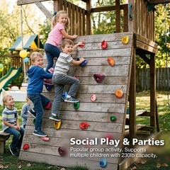 Climbing Holds Multi Size for Kids and Adults, Indoor Outdoor Rock Wall Grips