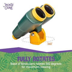 Green and Yellow Rotating Playset Binoculars with Most Playsets