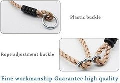 Light Brown Adjustable Tree Swing Hanging Rope – Heavy-Duty 2 Pack for Safety