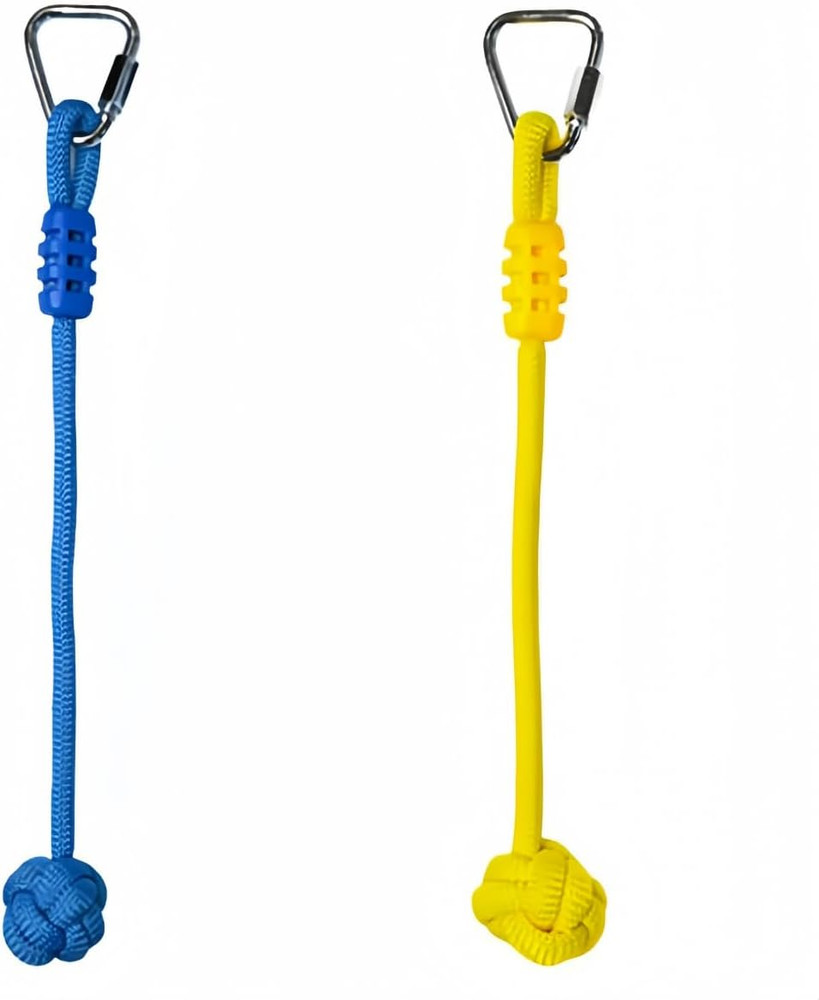 Ninja Warrior Slackline Ninja Fist Holds – Kids Backyard Grip Training Ball Acce