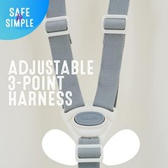 Coconut Toddler Swing Comfy Baby Outdoor, 3- Point Adjustable Safety Harness,…