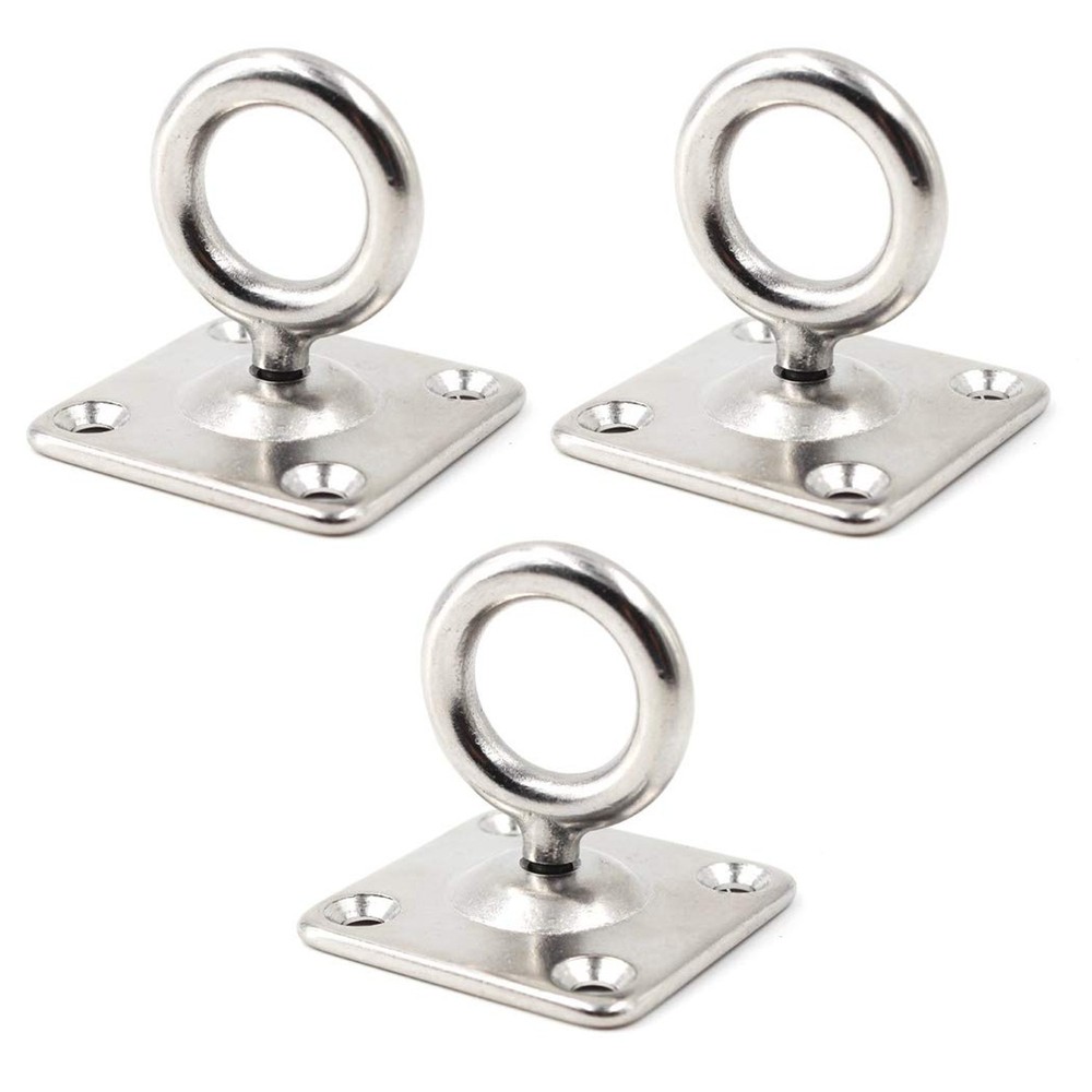 M8 Swivel Ceiling Mount Hook Heavy Duty 304 Stainless Steel for Yoga Swing Bo…