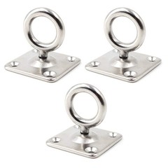 M8 Swivel Ceiling Mount Hook Heavy Duty 304 Stainless Steel for Yoga Swing Bo…